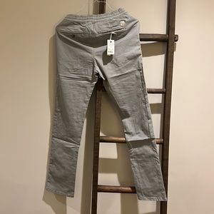 Marine Layer - Saturday Pant - Slim Fit - Light Grey - Small - Brand New!!!